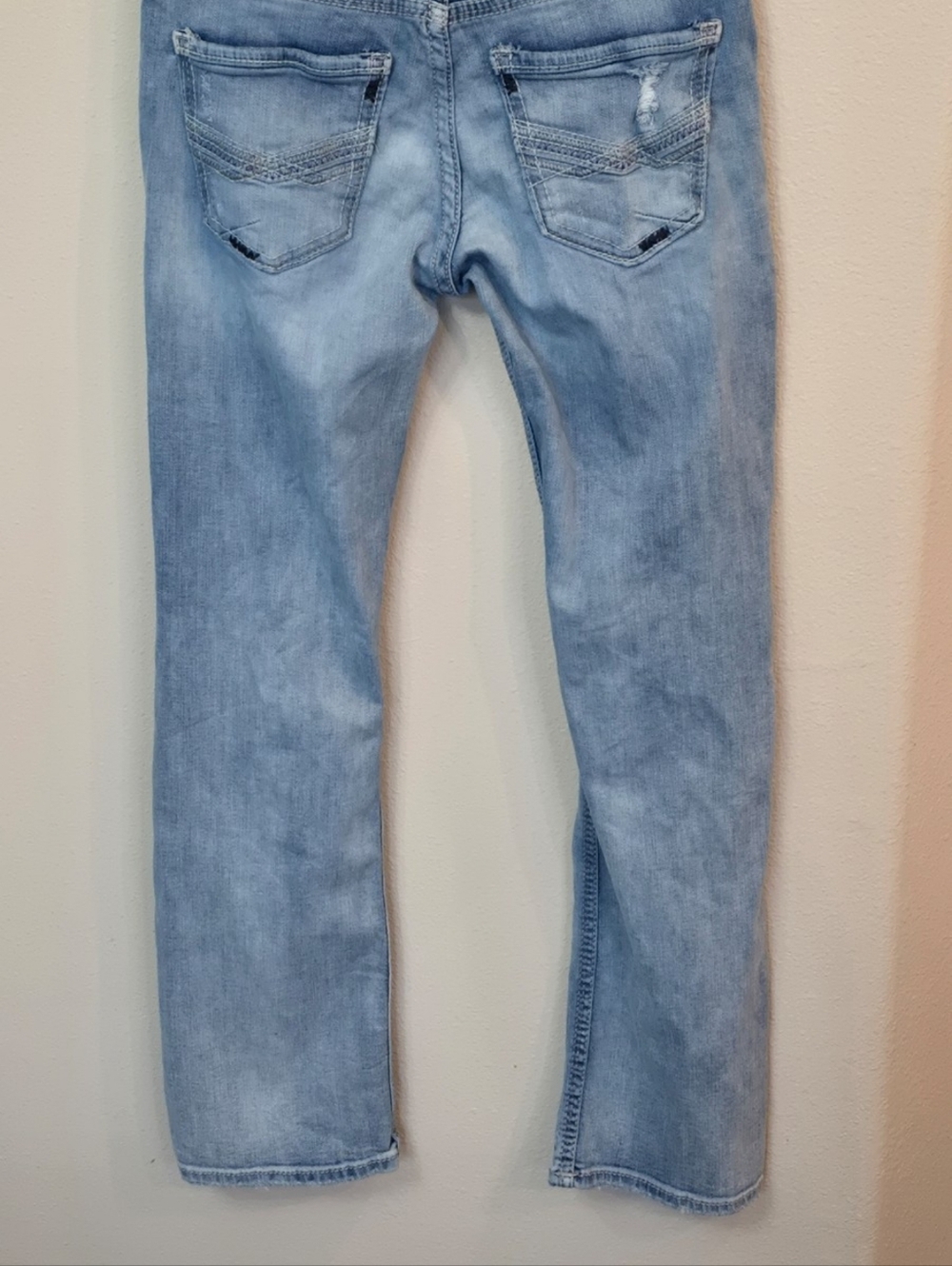 BKE Aiden Distressed Cotton Casual Denim Jeans Mens 30 x 32 - Picture 12 of 15